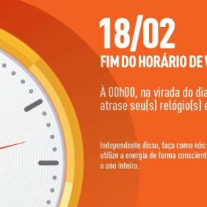 Lembrete de Fim do Horário de Verão Lembrete de Fim do Horário de Verão