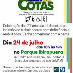 Lei de Cotas completa 27 anos Lei de Cotas completa 27 anos